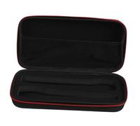 WEKADRIN Portable Dual Microphone Carrier Bag EVA Mic Storage Case Lightweight Protective Holder with Mesh Compartment for Travel and Accessories