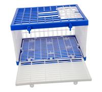 WEKADRIN Portable Foldable Pigeon Basket for Club Use Lightweight Bird Travel Carrier Cage with Ventilated Plastic Design Easy to Clean and Space-saving for Training Racing and Release