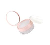 WEKADRIN Portable Makeup Powder Box Translucent Face Powder Container Fit Me Compatible Blending Brushes Holder