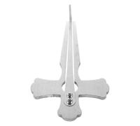 WEKADRIN Portable Mouth Harp Silver Cross Handcrafted Russian Jew’s Harp with Bright Tone Beginner-friendly for Folk Music Enthusiasts