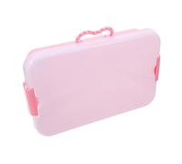 WEKADRIN Portable Plastic Sandbox Storage Box with Double Handles Small Chest for Reusable Organizer for Outdoor Sand Stylish Large Capacity Storage