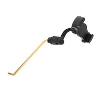 WEKADRIN Portable Saxophone Lyre Clip Phone Holder for Alto Saxophone Handsfree Music and Tutorial Viewing Mount Compatible with Smartphones and Tablets Gold Musical Instrument Accessory