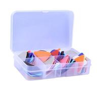 WEKADRIN Premium ABS Guitar Picks for Ukulele and Acoustic Electric Guitars - 0.75 MM Thickness, Mellow Authentic Sound, Workmanship, Wide Application in Music Practice and Performance