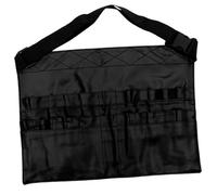 WEKADRIN Professional Makeup Brush Belt Waist Apron Bag PU Cosmetic Organizer with Multiple Pockets for Makeup Artists and Stylists Portable Dresser Pouch for Brushes and Essentials