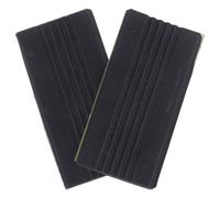 WEKADRIN Professional Non-slip Drum Foot Pads Anti-skid Supports for Drum Electronic Jazz Black Guards for Stable Performance