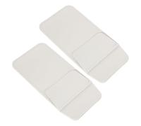 WEKADRIN Pu Leather Pen Sleeve 2pcs, Small Portable Nurse and Doctor Pocket Protector Pouch, Multifunctional Pen Holder for Medical Work Uniforms, White