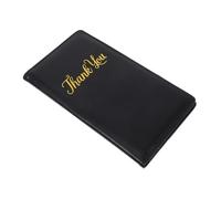 WEKADRIN Pu Leather Restaurant Check Holder Thank You Waitress Accessories Bill Book Holder for Restaurants and Bars for Order Taking and Payment