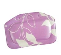 WEKADRIN Purple Pvc Bathtub Pillow with Anti-slip Suction Cup, Comfortable Bath Cushion for Neck and Shoulder Support, for Shower and Spa Use