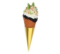 WEKADRIN Realistic Ice Cream Cone Display Prop Made of Sturdy Pvc, Stable and Easy to Use for Shop Display and Photography Accessories