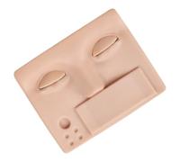 WEKADRIN Realistic Removable Eyelids for Lash Practice Mannequin Head Lightweight Portable Lash Training Tool with Smooth Surface for Classic and Volume Eyelash Extensions Suitable for