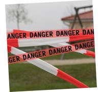 WEKADRIN Red Non-adhesive Warning Tape for Safety and Hazardous Area Caution Eye-catching Crime Scene Barrier Tape for Risk Prevention and Area Cordoning