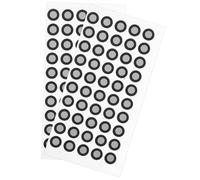 WEKADRIN Reflective Film Marking Points Black Pet Material 2 Sheets Easy to Use Reference Markers 50 Stickers Per Sheet for 3d Scanner Use for Reverse Engineering and Inspection