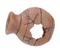 WEKADRIN Reptile Cave Hideout Decoration Naturalistic Reptile Shelter with Stable Base for Desert Terrariums and Garden Landscaping Compact Safe Retreat for Turtles Snakes