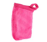 WEKADRIN Reusable Pink Microfiber Facial Cleansing Cloths Exfoliating Face Scrubber Gloves for Makeup Removal and Dead Skin Removal Suitable for Sensitive Skin and Daily Skincare Routine