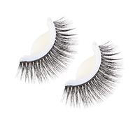 WEKADRIN Reusable Thick Self Adhesive Eyelashes Natural Looking Fake Lash Extensions Comfortable Soft Fiber Makeup Eyelash for Party Wedding Daily Use