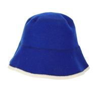 WEKADRIN Reusable Wool Sauna Hat Lightweight Water Absorbing Bath Cap for Adults Women Heat Resistant Stylish Fisherman Design and Comfortable for Spa and Sauna Use