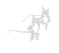WEKADRIN Rimless Snowflake Glasses Lightweight Party Eyewear Photo Prop for Birthday Carnival Winter Festival Performance