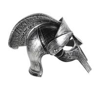 WEKADRIN Roman Warrior Helmet Plastic Medieval Knights Headwear for Teens Historical Soldier Costume Party Accessory Ancient European Design