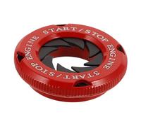 WEKADRIN Rotary Push Start Button Cover Cap with Adhesive Backing for Engine Button Protection Stylish Decorative Ring for Car Interior Upgrade Fit Automotive Ignition Switch Shield