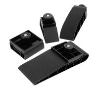 WEKADRIN Rotatable Hand Sanding Block Compact Lightweight Sandpaper Holder for Woodworking Automotive DIY Efficient Flaw Removal and Precision Polishing Tool Black Kit