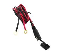 WEKADRIN Sae Motorcycle Charging Cable Battery Power Line with Round Terminal Durable Circuit Connector for Automotive Rv Truck Applications Safe with Auto Reset Fuse