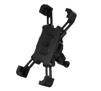 WEKADRIN Shaking Motorcycle Phone Mount with Four Claw Grip Tool Handlebar Holder for Secure Navigation and Hands Use Compatible with Smartphones Black