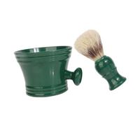 WEKADRIN Shaving Brush with Lather Bowl for Men Beard Care Grooming Kit Materials Rich Smooth Foam for Daily Neat Styling Portable Travel Barber Salon Tool