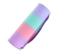 WEKADRIN Silicone Makeup Brush Organizer Bag with Zipper Closure Portable Cosmetic Brush Holder Compact Travel Makeup Pouch for Women