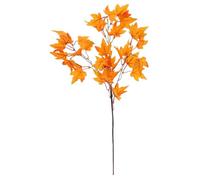 WEKADRIN Simulated Maple Leaf Cuttings Leave Buddy Indoor Plant Greenery Artificial Color Interior Decor Fall Emulation Branch Stem Decoration Party Autumn Fake Small for Orange Silk Cloth