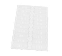 WEKADRIN Slot Plastic Microscope Slides Holder Staining Rack for Laboratory Slide Storage and Drying with Operating Board Portable Organizing Tray for High Volume Experiments