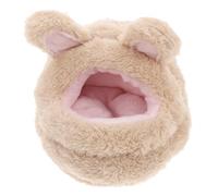 WEKADRIN Small Animal Hideout Bed Cozy Nest for Guinea Pigs Hamsters Sugar Gliders Chinchillas Private Soft Shelter for Comfortable Sleep and Warmth Versatile for Various Breeds