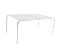 WEKADRIN Small Animal Iron Feeding Platform Reptile Mesh Storage Stand Lounge Chair for Lizards Geckos Hamsters Chinchillas with Clean Hollow Metal Bracket