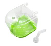 WEKADRIN Small Bird Bathtub Hanging Bathing Box for Parrots and Sparrows PVC Bird Bath for Outdoor Cage Use Simple Design Cooling Water Bath to Clean and Refresh Pets