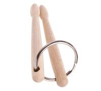 WEKADRIN Small Drumstick Keychain Pendant Unique Key Decoration for Bags and Keys Rock Band Accessory Gift for Drummers and Music Lovers