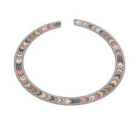 WEKADRIN Solid Veneer Guitar Rosette Decal Inlay Sticker for Acoustic Classical Guitar Sound Ring Wear-resistant Musical Instrument Accessory