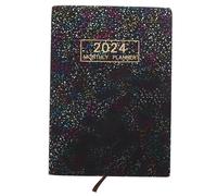 WEKADRIN Sparkling Academic Planner Daily Indexed Organizer for Students Office and Household Use with Fine Texture and Long-term Writing Suitability