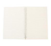 WEKADRIN Spiral Grid Notebook A5 Coil Notepad 80 Sheets Portable Academic Notebooks for Students Office Planning and Note Taking