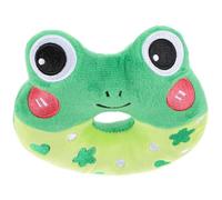 WEKADRIN Squeaky Dog Plush Cartoon Shaped Chew for Dogs and Pets, Green Sturdy Puppy Training Tool and Teeth Cleaning Plaything for Interactive Fun