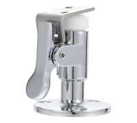 WEKADRIN Stainless Steel Ground Mount Door Stopper for Boats with Windproof and Wall Protection Features Heavy Duty Magnetic Door Holder for Yacht in Silver