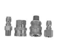 WEKADRIN Stainless Steel Quick Connect Hose Adapter for High Pressure Washer Corrosion Resistant Fittings with Internal External Threads Precision Machined for Leak Garden Hose Connections