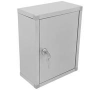 WEKADRIN Stainless Steel Wall-mounted Locking Suggestion Box Multi-functional Complaint Mailbox Secure Phone Storage for Office Meeting Rooms Indoor Outdoor Use