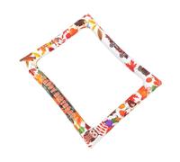 WEKADRIN Thanksgiving Inflatable Photo Booth Frame PVC Safe Material Reusable Fall Autumn Harvest Party Selfie Prop Compact Storage Easy Inflate Deflate for Seasonal Decorations