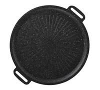 WEKADRIN Thickened Iron Outdoor Grill Pan Nonstick BBQ Tray for Steak and Meat Multi Use Korean Grilling Plate for Home and Commercial Use