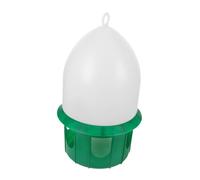 WEKADRIN Thickened Plastic Bird Water Drinker Dispenser for Pigeons and Various Birds Spillproof Green and White Feeder Pot Suitable for Birdcages and Aviaries Clean and Elegant Design