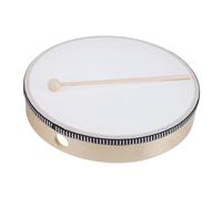 WEKADRIN Timber Drum Wedding Hand Drums for Adults Musical Instrument Dancing Percussion Beginner Play Sing Tambourines for Adults Hickory Wood Beige