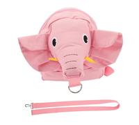 WEKADRIN Toddler Backpack with Leash Cotton Baby Anti-Lost Elephant Backpack for Little Boys and Girls with Comfortable Harness and Skin-Friendly Leash for Outdoor Activity