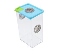 WEKADRIN Transparent Reptile Breeding Box Pet Supply Container with Breathable for Snakes Tarantulas Geckos Crickets and Small Reptiles Easy Feeding Habitat Random Color