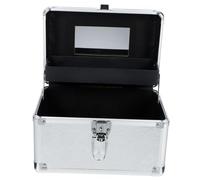 WEKADRIN Travel Portable Multi Layer Makeup Storage Box Capacity Cosmetic Organizer with Reinforced Handle for Professional Makeup Artists and Everyday Use