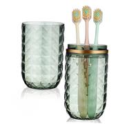 WEKADRIN Travel Toothbrush Holder with Cover, Sturdy Reusable Plastic Storage Case for Home Bathroom, Outdoor Adventures, and Work Travel, Dimensions 8.61x2.75x2.75inch