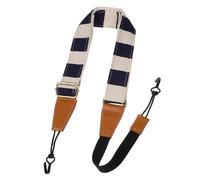 WEKADRIN Ukulele Shoulder Belt Adjustable Cotton Sling No Drill Double Hook Clip for Soprano Concert Tenor Baritone and Additional Musical Instruments